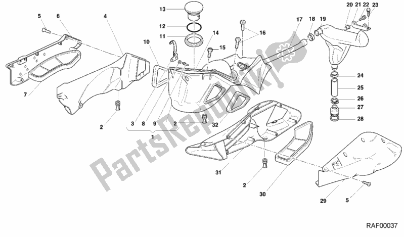 Toutes les pièces pour le Admission du Ducati Superbike 996 SPS 2000